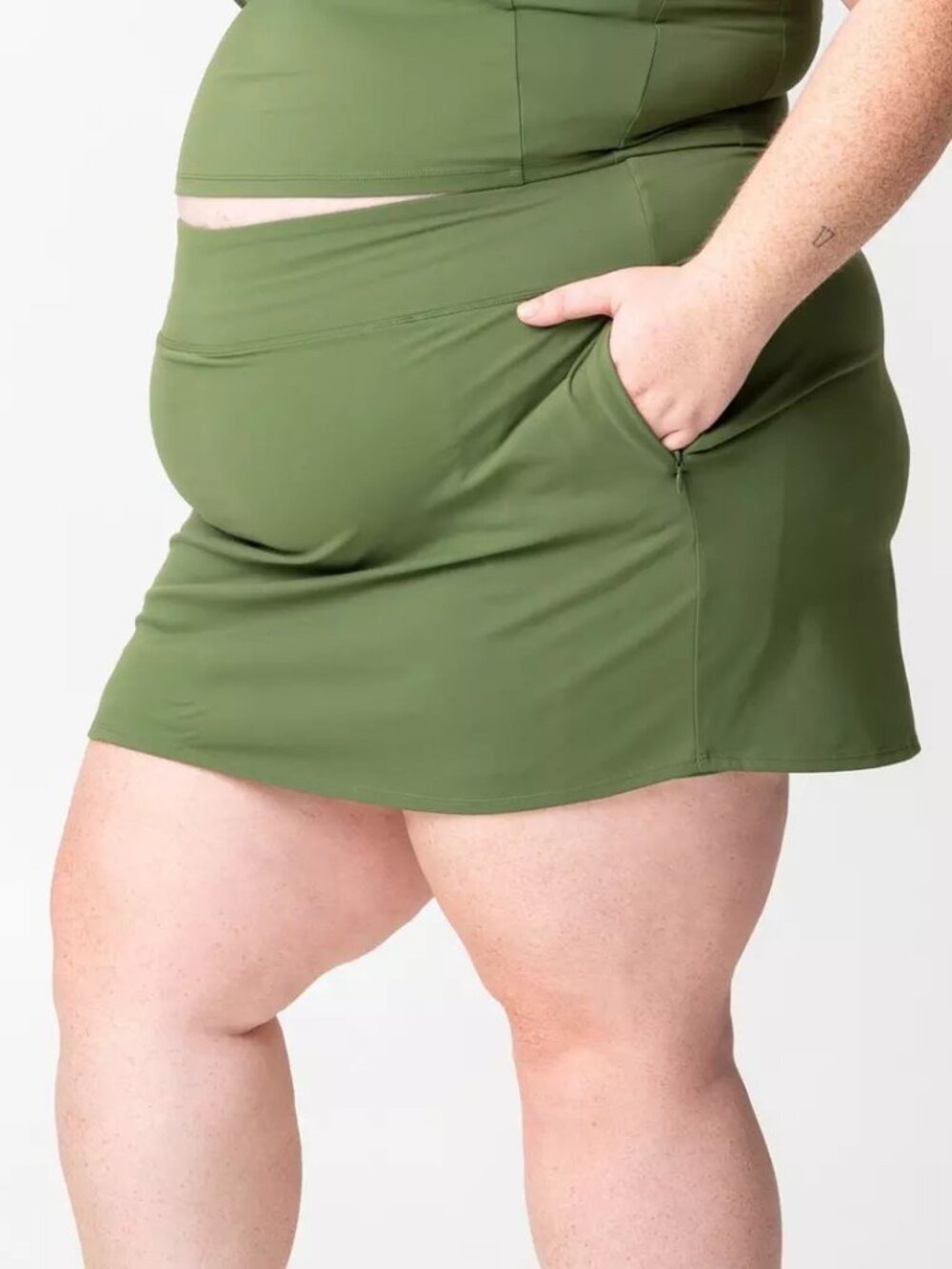 NWT Alder Adventure Performance Skort Pine Green 4X